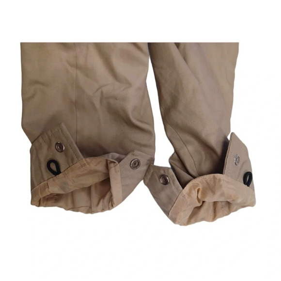 Rice Sportswear  Vintage Tan Bomber Coat With Detachable Puffer Vest - Picture 10 of 16